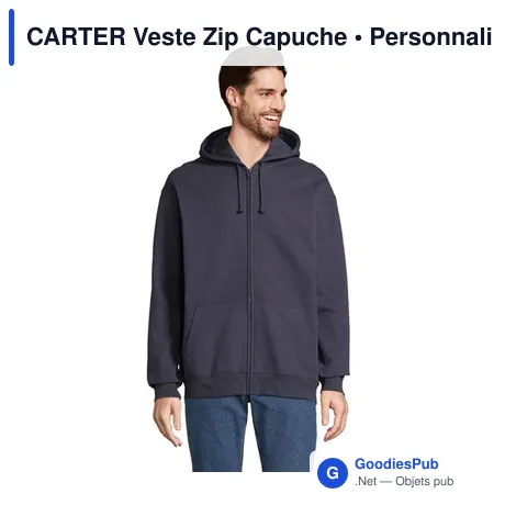 CARTER Veste Zip Capuche