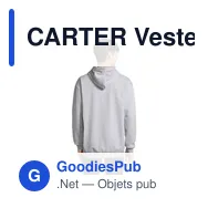 CARTER Veste Zip Capuche - Miniature 11