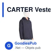 CARTER Veste Zip Capuche - Miniature 9