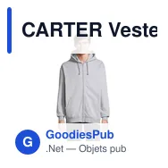 CARTER Veste Zip Capuche - Miniature 10