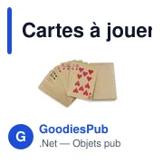 Cartes à jouer en papier recyclé | Harper - Miniature 1