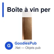 Boîte à vin personnalisable Faye pour logo - Packaging élégant - Miniature 11