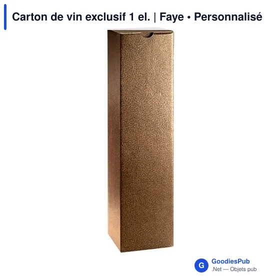 Boîte à vin personnalisable Faye pour logo - Packaging élégant - Image 11