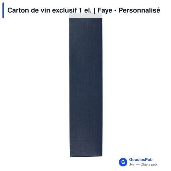 Boîte à vin personnalisable Faye pour logo - Packaging élégant - Image 3