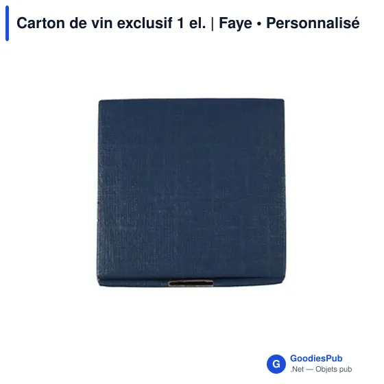 Boîte à vin personnalisable Faye pour logo - Packaging élégant - Image 4