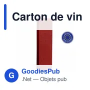 Boîte à vin personnalisable Faye pour logo - Packaging élégant - Miniature 5