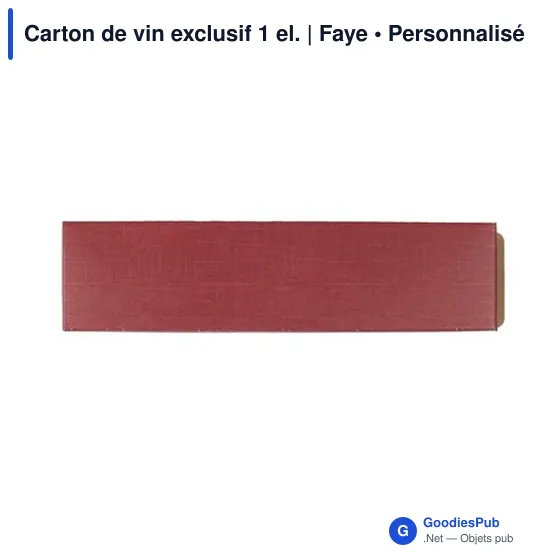 Boîte à vin personnalisable Faye pour logo - Packaging élégant - Image 7