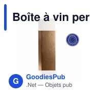 Boîte à vin personnalisable Faye pour logo - Packaging élégant - Miniature 10