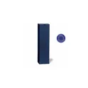 Variante bleu marine - Boîte à vin personnalisable Faye pour logo - Packaging élégant