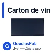 Carton de vin personnalisable pour 2 bouteilles avec logo | Reid - Miniature 3