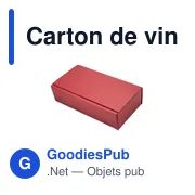 Carton de vin personnalisable pour 2 bouteilles avec logo | Reid - Miniature 6