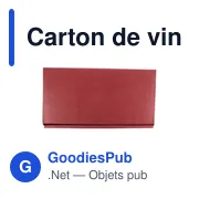 Carton de vin personnalisable pour 2 bouteilles avec logo | Reid - Miniature 8