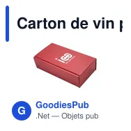Carton de vin personnalisable pour 2 bouteilles avec logo | Reid - Miniature 9