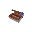 Variante brun - Carton de vin personnalisable pour 2 bouteilles avec logo | Reid