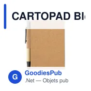 CARTOPAD Bloc-notes a/ mini-stylo rec. - Miniature 1