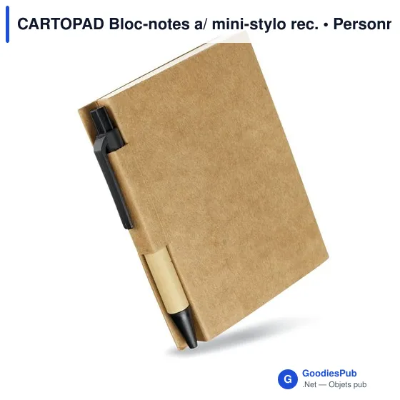 CARTOPAD Bloc-notes a/ mini-stylo rec. - Image 3