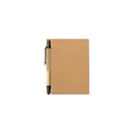 Variante noir - CARTOPAD Bloc-notes a/ mini-stylo rec.