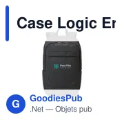 Sac à dos professionnel personnalisable pour ordinateur avec logo - Case Logic Era - Miniature 1
