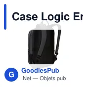 Sac à dos professionnel personnalisable pour ordinateur avec logo - Case Logic Era - Miniature 3