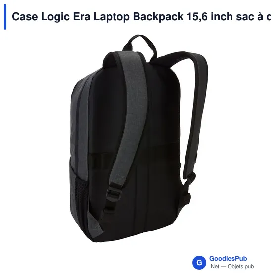 Sac à dos professionnel personnalisable pour ordinateur avec logo - Case Logic Era - Image 3