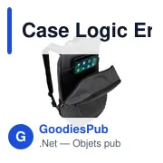 Sac à dos professionnel personnalisable pour ordinateur avec logo - Case Logic Era - Miniature 5