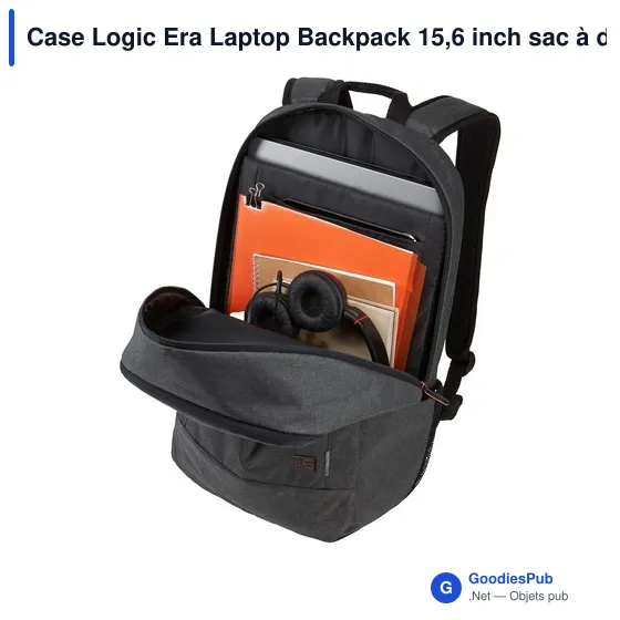 Sac à dos professionnel personnalisable pour ordinateur avec logo - Case Logic Era - Image 6