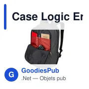 Sac à dos professionnel personnalisable pour ordinateur avec logo - Case Logic Era - Miniature 7