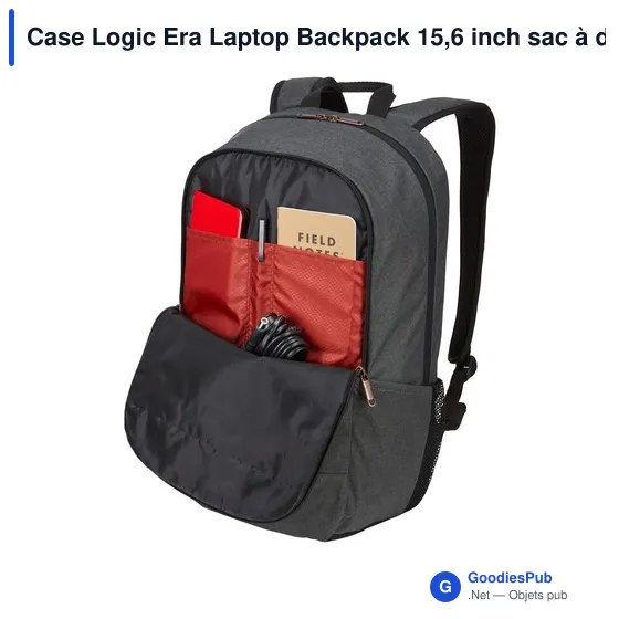 Sac à dos professionnel personnalisable pour ordinateur avec logo - Case Logic Era - Image 7