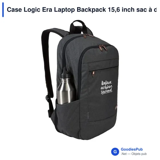 Sac à dos professionnel personnalisable pour ordinateur avec logo - Case Logic Era - Image 8