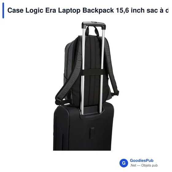 Sac à dos professionnel personnalisable pour ordinateur avec logo - Case Logic Era - Image 9