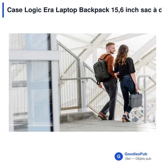 Sac à dos professionnel personnalisable pour ordinateur avec logo - Case Logic Era - Image 10