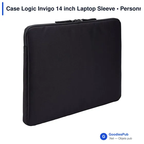 Housse pour ordinateur portable personnalisable Case Logic Invigo 14 poucesavec logo - Image 1