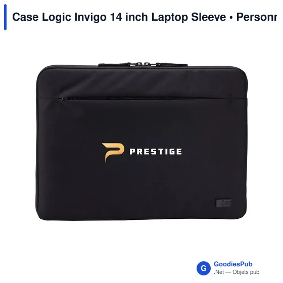Housse pour ordinateur portable personnalisable Case Logic Invigo 14 poucesavec logo - Image 6
