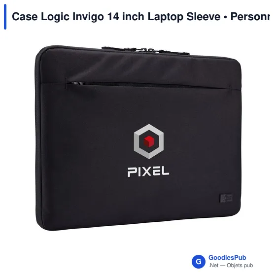 Housse pour ordinateur portable personnalisable Case Logic Invigo 14 poucesavec logo - Image 7