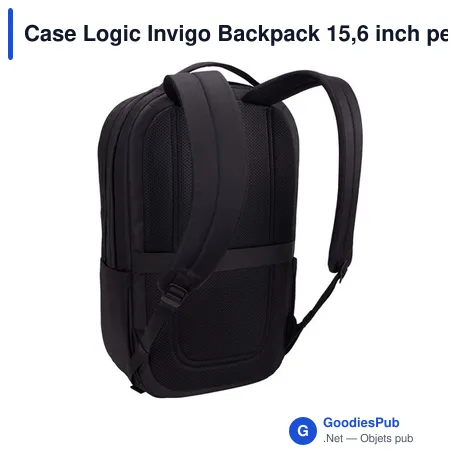 Case Logic Invigo Backpack 15,6 inch personnalisé avec logo entreprise polyester