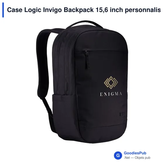 Case Logic Invigo Backpack 15,6 inch personnalisé avec logo entreprise polyester - Image 12
