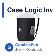 Case Logic Invigo Backpack 15,6 inch personnalisé avec logo entreprise polyester - Miniature 6