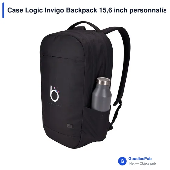 Case Logic Invigo Backpack 15,6 inch personnalisé avec logo entreprise polyester - Image 6