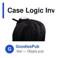 Case Logic Invigo Backpack 15,6 inch personnalisé avec logo entreprise polyester - Miniature 7