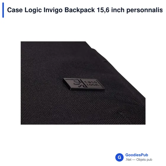 Case Logic Invigo Backpack 15,6 inch personnalisé avec logo entreprise polyester - Image 8