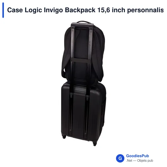 Case Logic Invigo Backpack 15,6 inch personnalisé avec logo entreprise polyester - Image 10