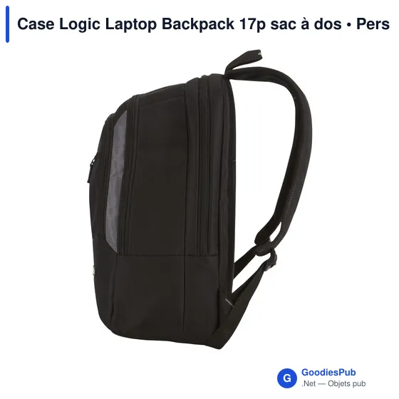 Sac à dos ordinateur personnalisable Case Logic 17p avec logo - Image 2