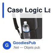 Sac à dos ordinateur personnalisable Case Logic 17p avec logo - Miniature 6