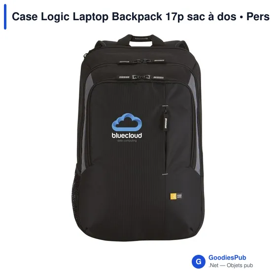 Sac à dos ordinateur personnalisable Case Logic 17p avec logo - Image 7