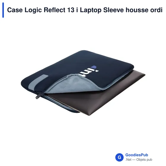 Housse d'ordinateur personnalisable Case Logic Reflect 13 i avec logo - Image 3