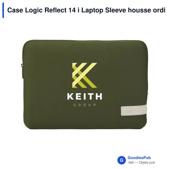 Housse d'ordinateur portable personnalisable Case Logic Reflect 14 i avec logo - Image 1