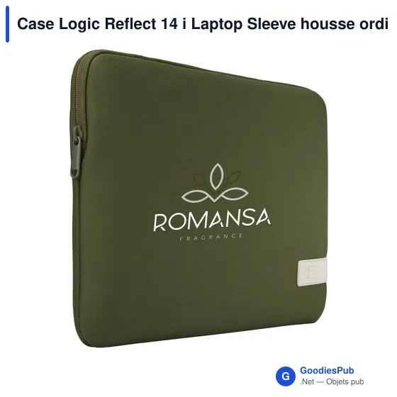 Housse d'ordinateur portable personnalisable Case Logic Reflect 14 i avec logo - Image 2
