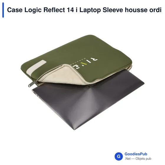 Housse d'ordinateur portable personnalisable Case Logic Reflect 14 i avec logo - Image 4