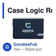 Housse d'ordinateur portable personnalisable Case Logic Reflect 14 i avec logo - Miniature 5