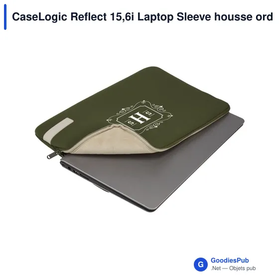 Housse d'ordinateur portable personnalisable CaseLogic Reflect 15,6" avec logo - Image 3